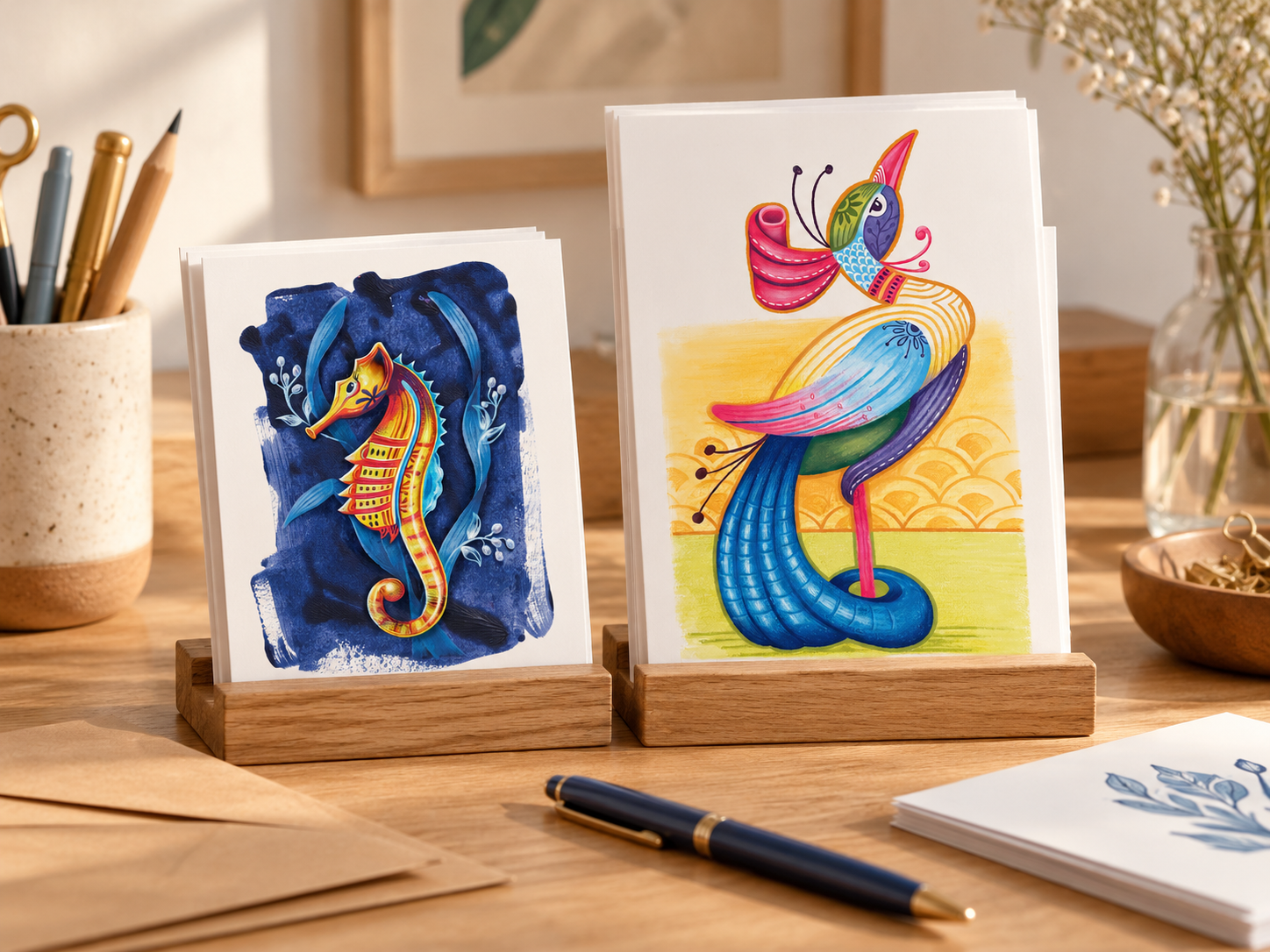 Kaarten met illustraties van EchtMiek